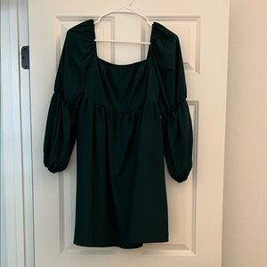 Elegant Green Mini Dress